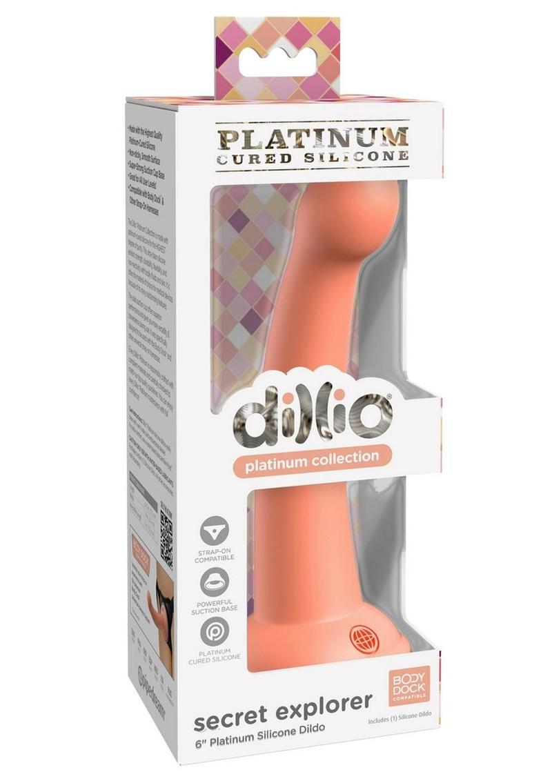 Dillio Platinum Secret Explorer Body Dock Silicone Dildo