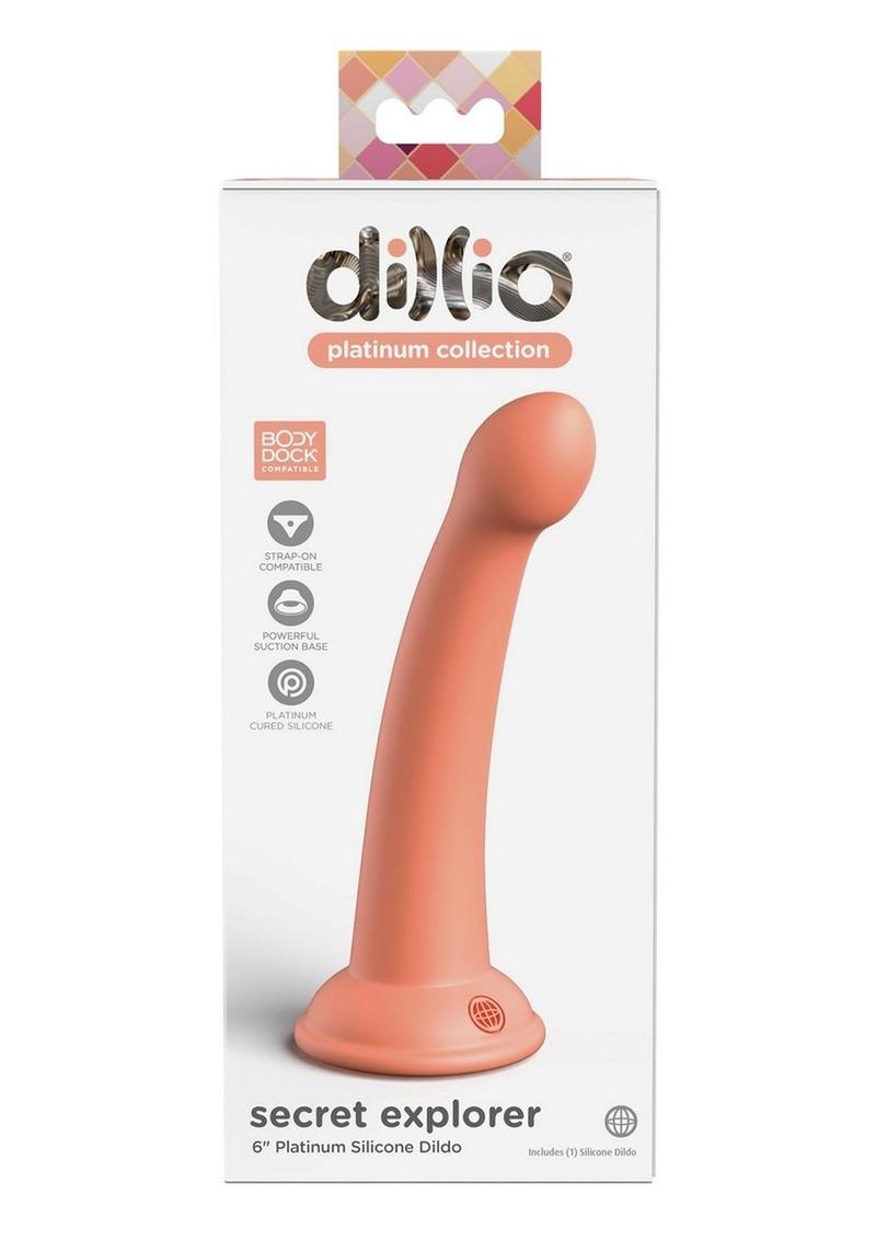 Dillio Platinum Secret Explorer Body Dock Silicone Dildo
