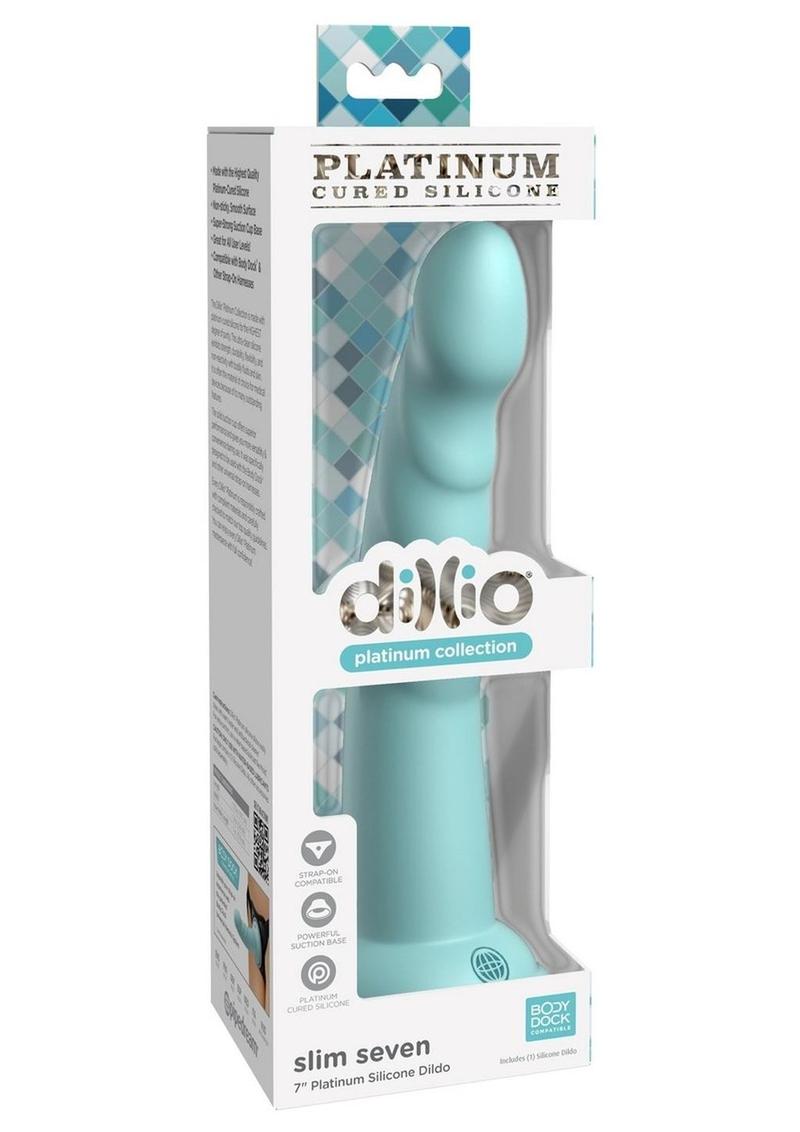 Dillio Slim Seven Lavender Silicone Dildo