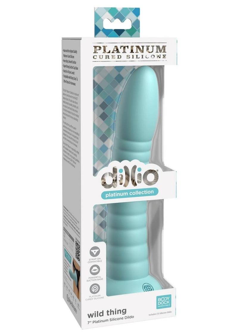 Dillio Platinum Wild Thing Ribbed Silicone Dildo