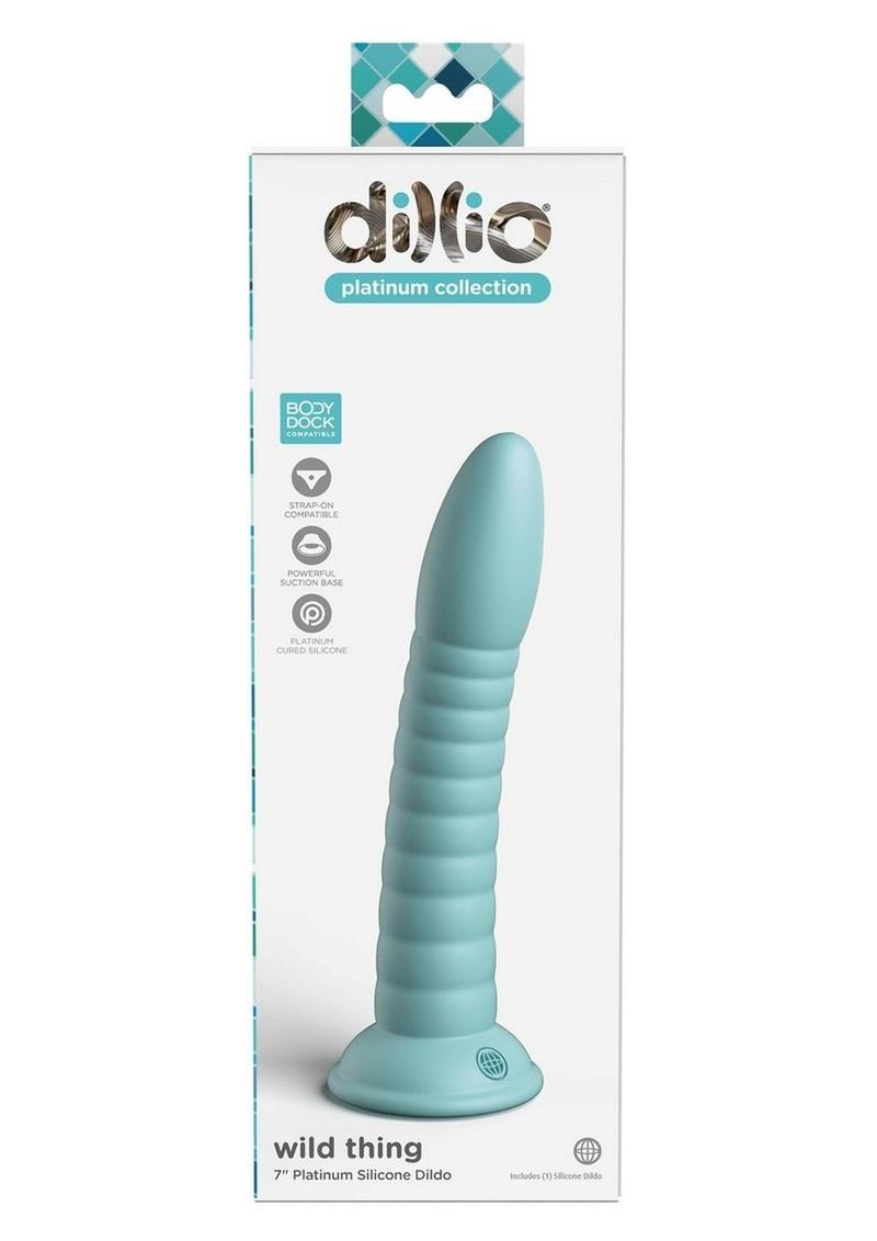 Dillio Platinum Wild Thing Ribbed Silicone Dildo