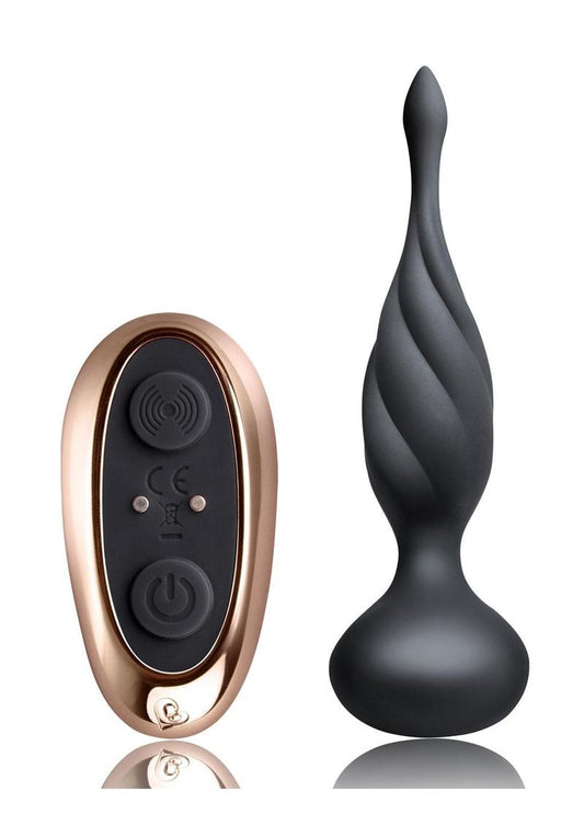 Discover Rechargeable Silicone Anal Vibrator with Remote Controller