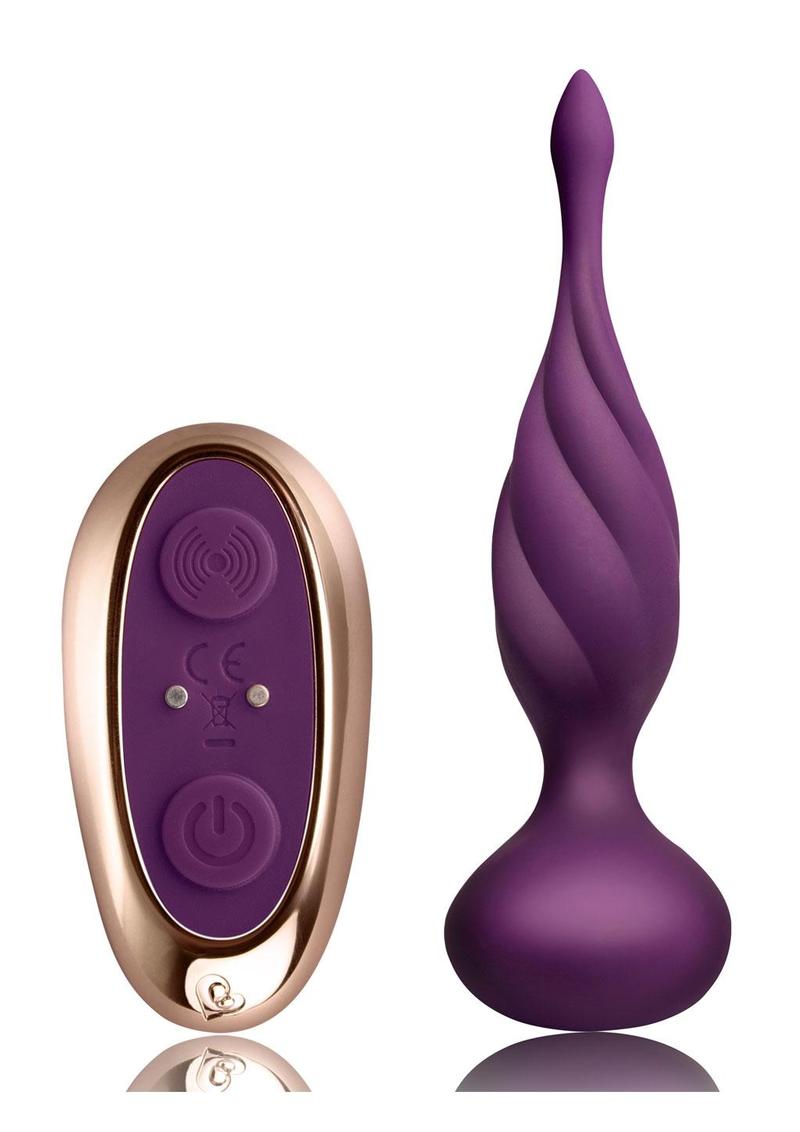 Discover Rechargeable Silicone Anal Vibrator with Remote Controller