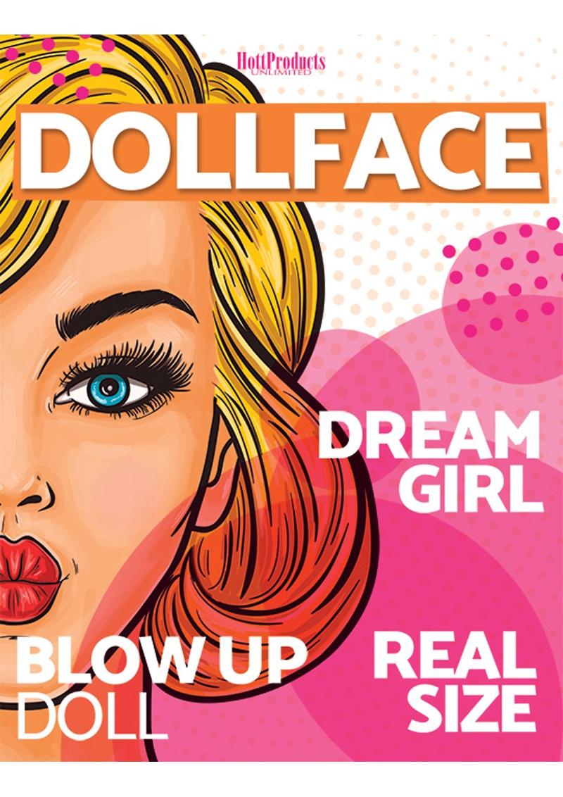 Dollface Blow Up Doll Dream Girl Real Size 5.2 Feet Inflatable