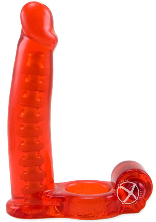 Double Penetrator Vibrating Cock Ring