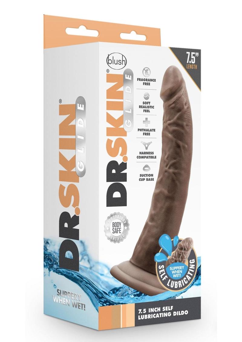Dr. Skin Glide Self-Lubricating Dildo