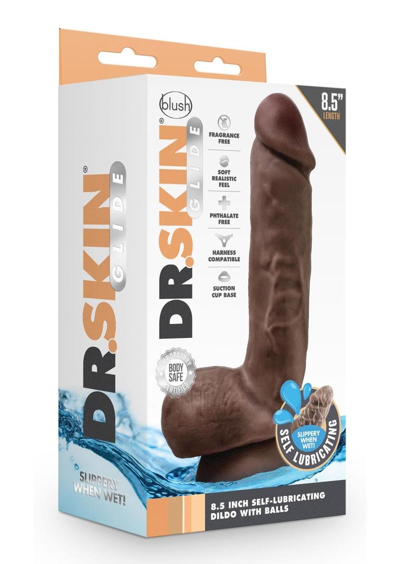 Dr. Skin Glide Self-Lubricating Soft Dildo