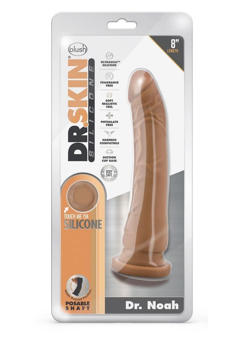 Dr. Skin Platinum Collection Silicone Dr. Noah Dildo with Suction Cup