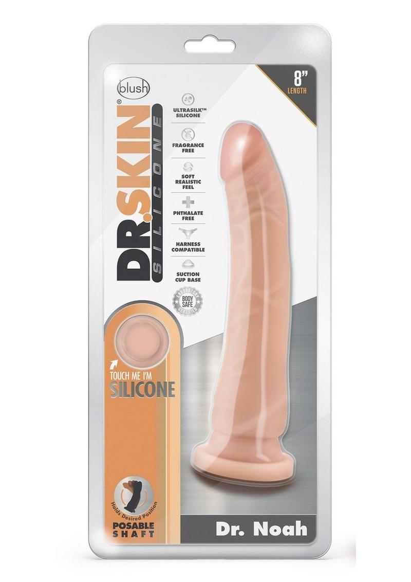Dr. Skin Platinum Collection Silicone Dr. Noah Dildo with Suction Cup