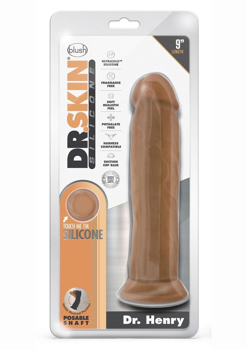 DR.SKIN Silicone Collection Dr. Henry Realistic Dildo with Suction Cup
