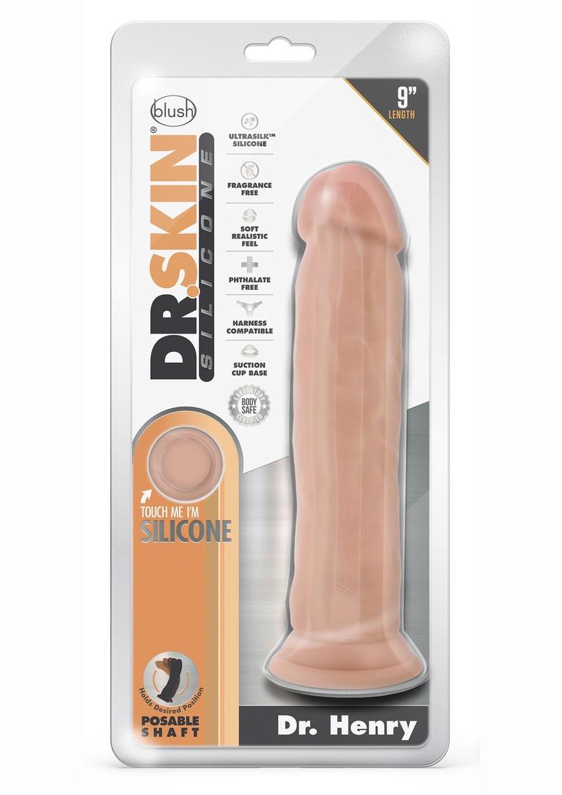 DR.SKIN Silicone Collection Dr. Henry Realistic Dildo with Suction Cup