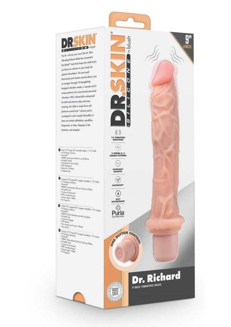 Dr. Skin Dr. James Vibrating Dildo with Wired Remote Control