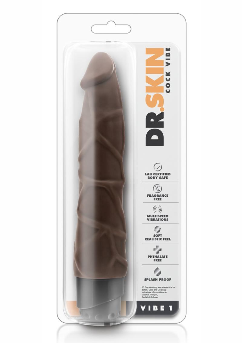 Dr. Skin Cock Vibe 1 Silver Collection Vibrating Dildo