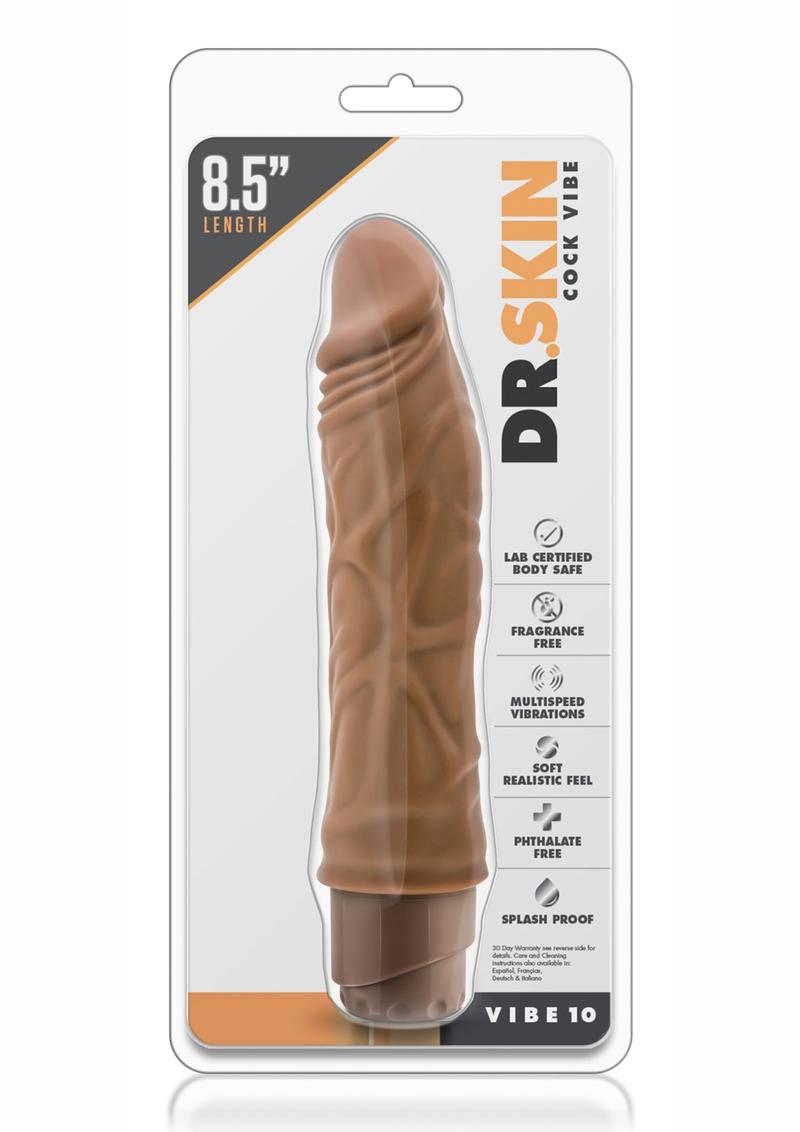 Dr. Skin Vibe 10 Vibrating Cock Vibe For Realistic Feel