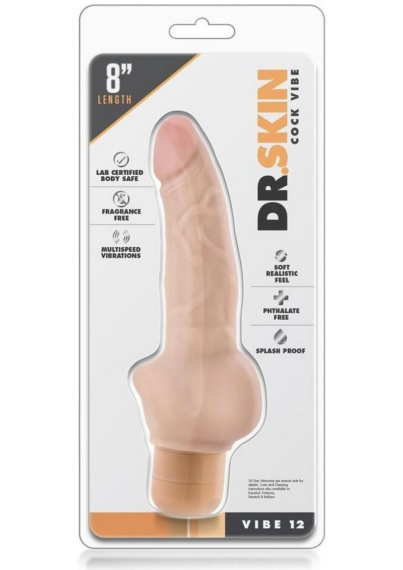 Dr. Skin Cock Vibe Vibrating Dildo With Multispeed Vibrations