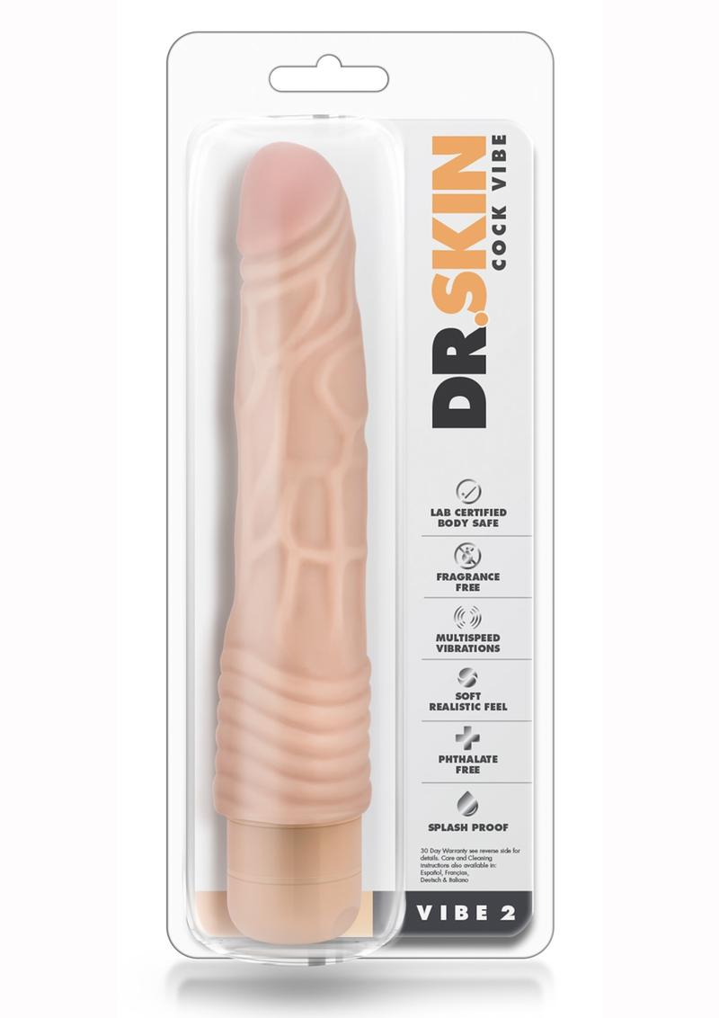Dr. Skin Cock Vibe With Multi-Speed Vibrations