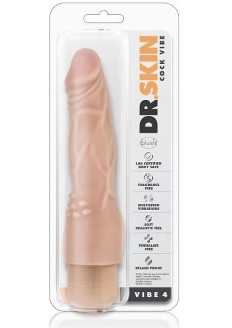 Dr. Skin Cock Vibe 4 Vibrating Dildo