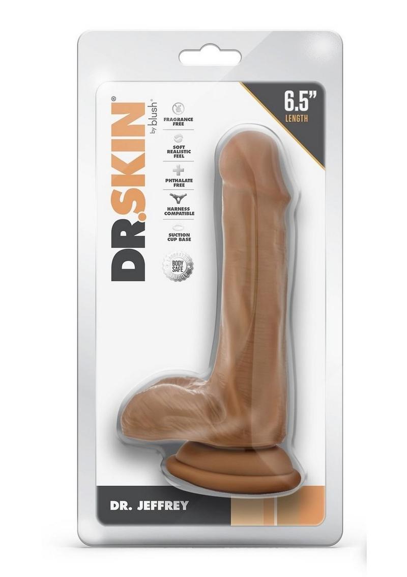 DR.SKIN Dr. Jeffrey Realistic Dildo with Balls And Suction Cup