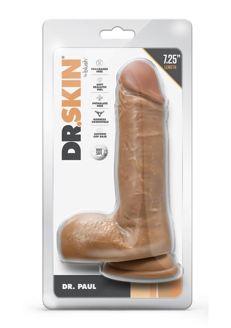 Dr. Paul Realistic Dildo with Balls And Suction Cup By DR.SKIN