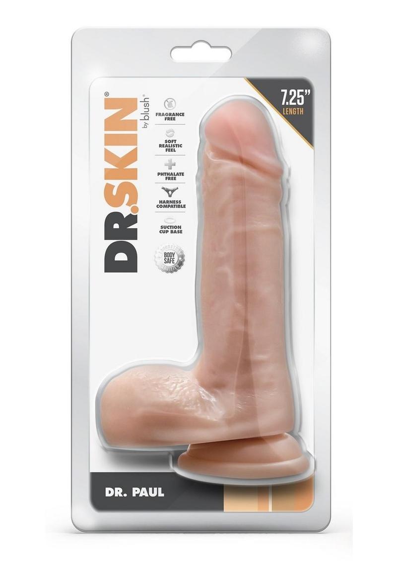 Dr. Paul Realistic Dildo with Balls And Suction Cup By DR.SKIN