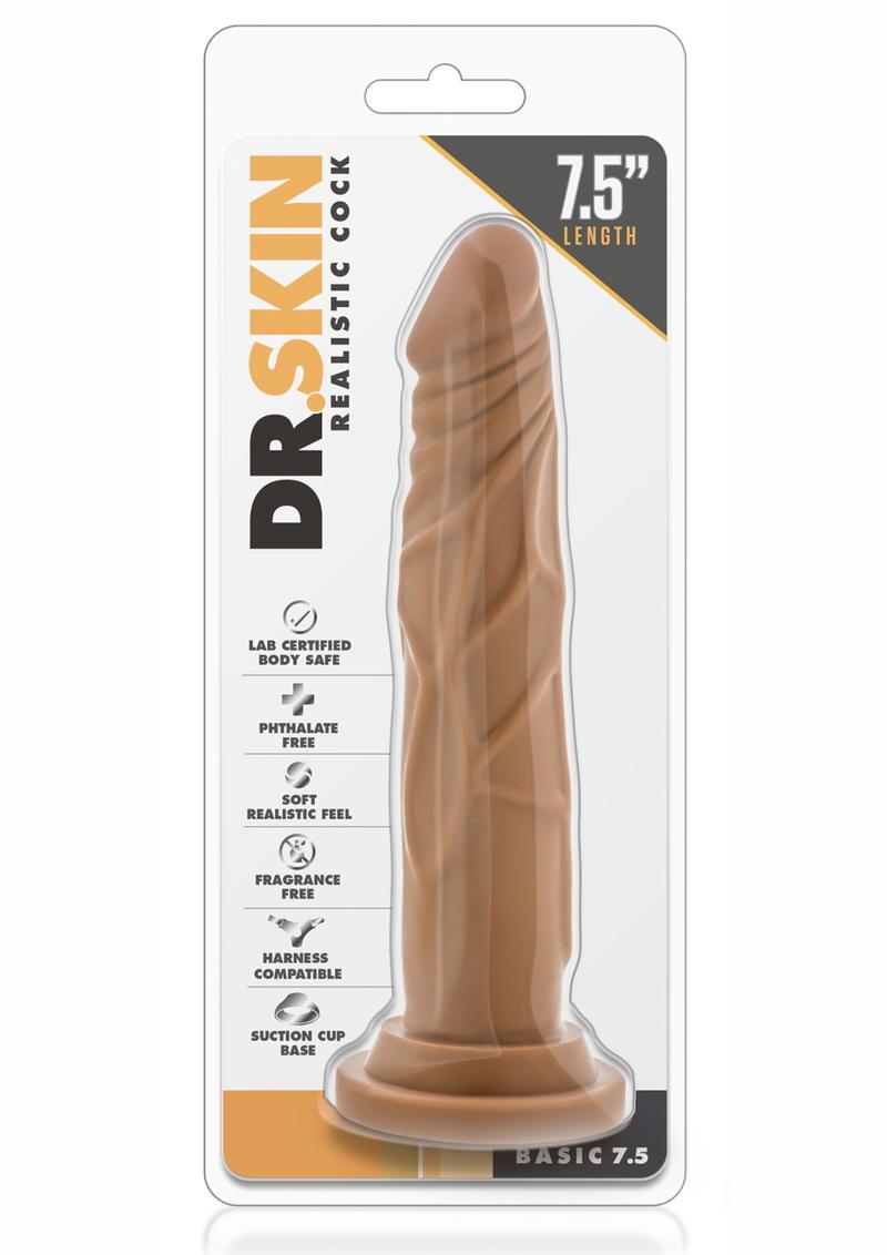 Dr. Skin Realistic Basic Cock With Harness-Compatible