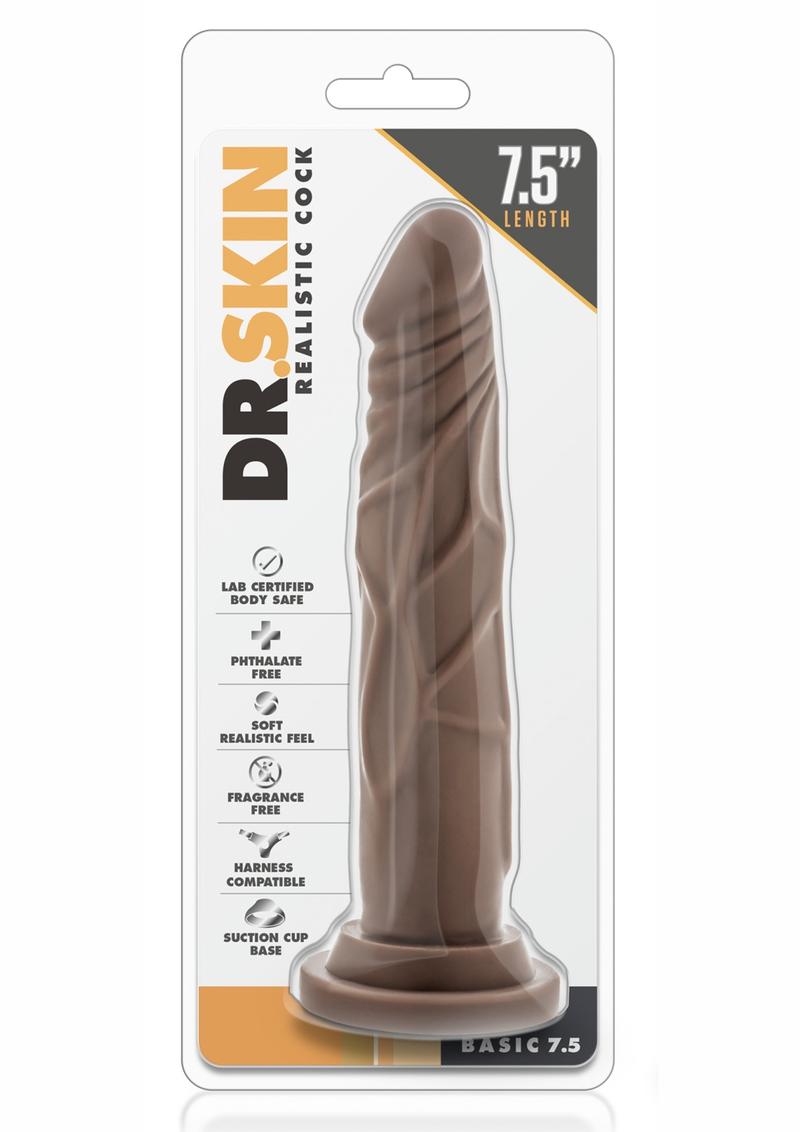 Dr. Skin Realistic Basic Cock With Harness-Compatible