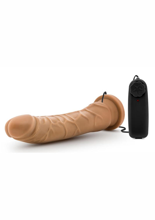 Dr. Skin Vibrating Cock with Suction Cup And Wired Remote Control