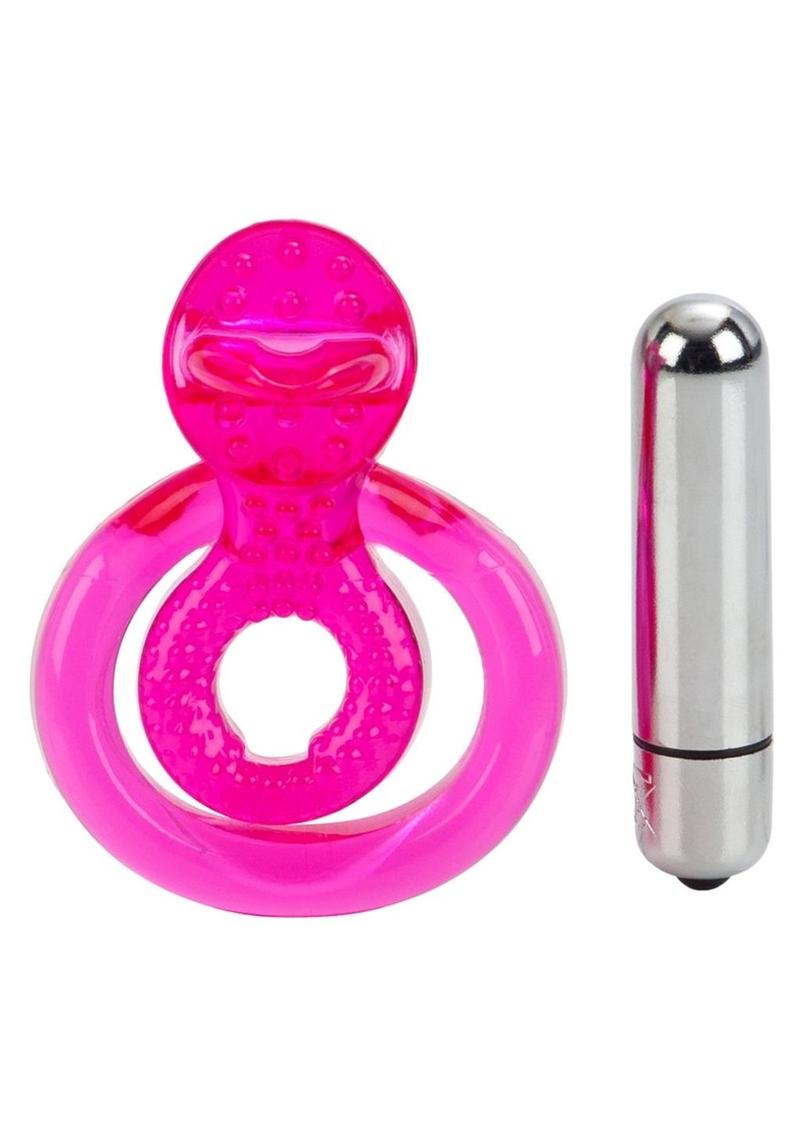 CalExotics Dual Clit Flicker With Removable Waterproof Stimulator