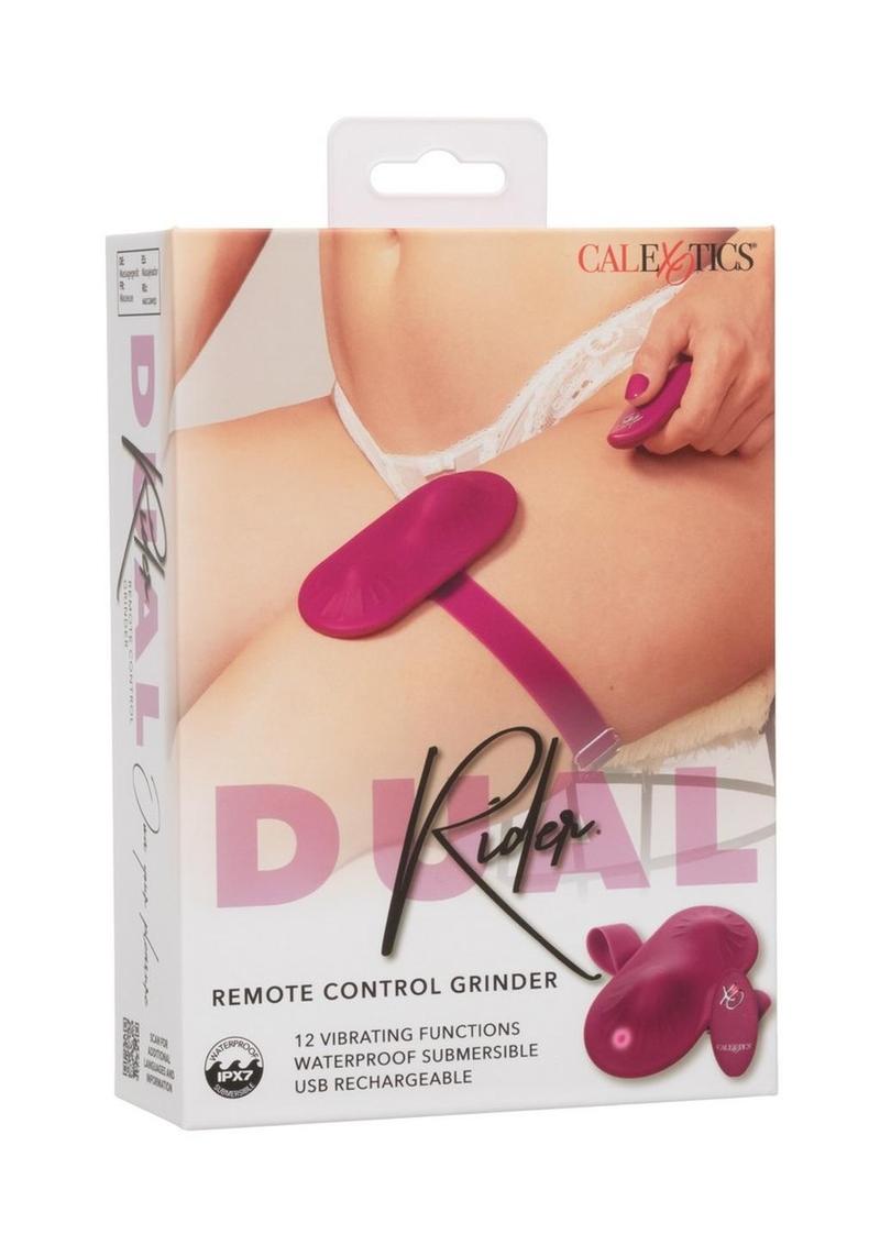 Dual Rider Rechargeable Silicone Remote Control Vibrators