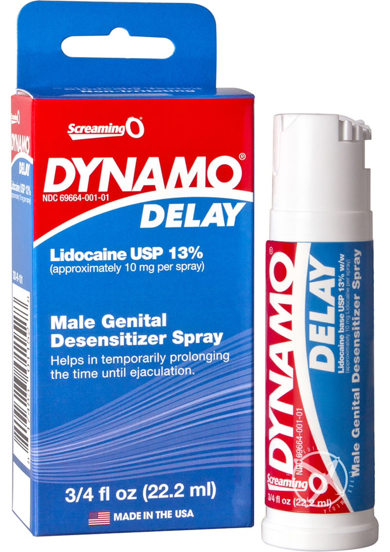 Dynamo Delay Lidocaine Male Genital Desensitizer Spray