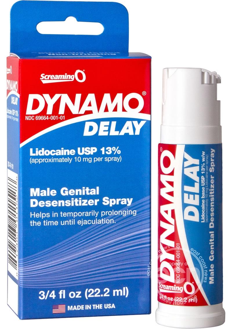 Dynamo Delay Lidocaine Male Genital Desensitizer Spray