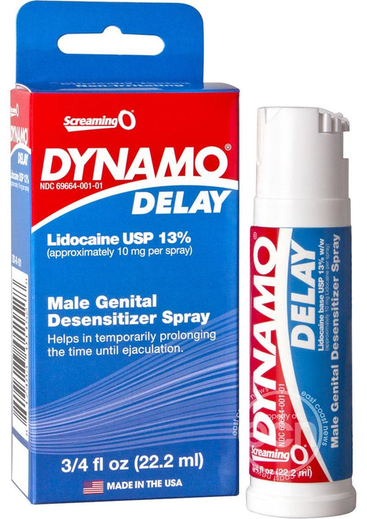Dynamo Delay Lidocaine Male Genital Desensitizer Spray