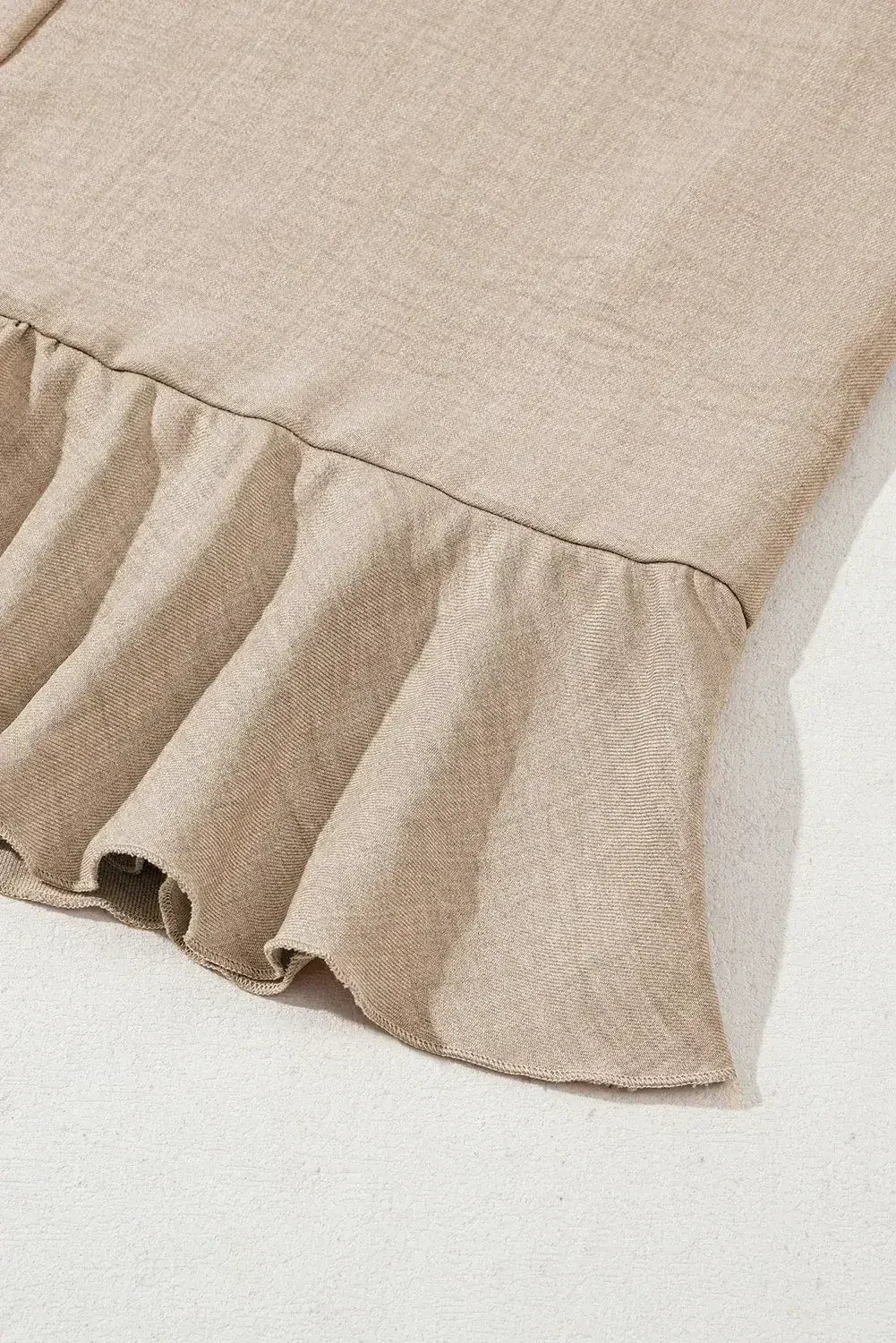 Ashleigh Blue Sleeveless Knot Backless Ruffle Hem Mini Dress