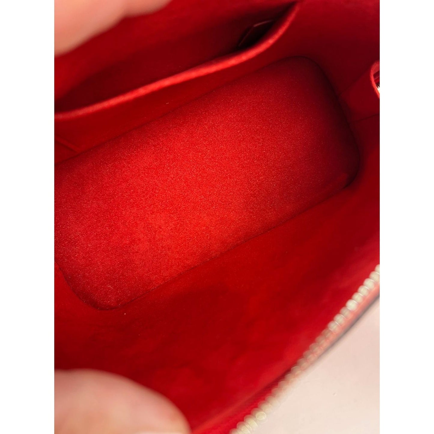 LOUIS VUITTON Alma BB Epi Coquelicot Shoulder Bag