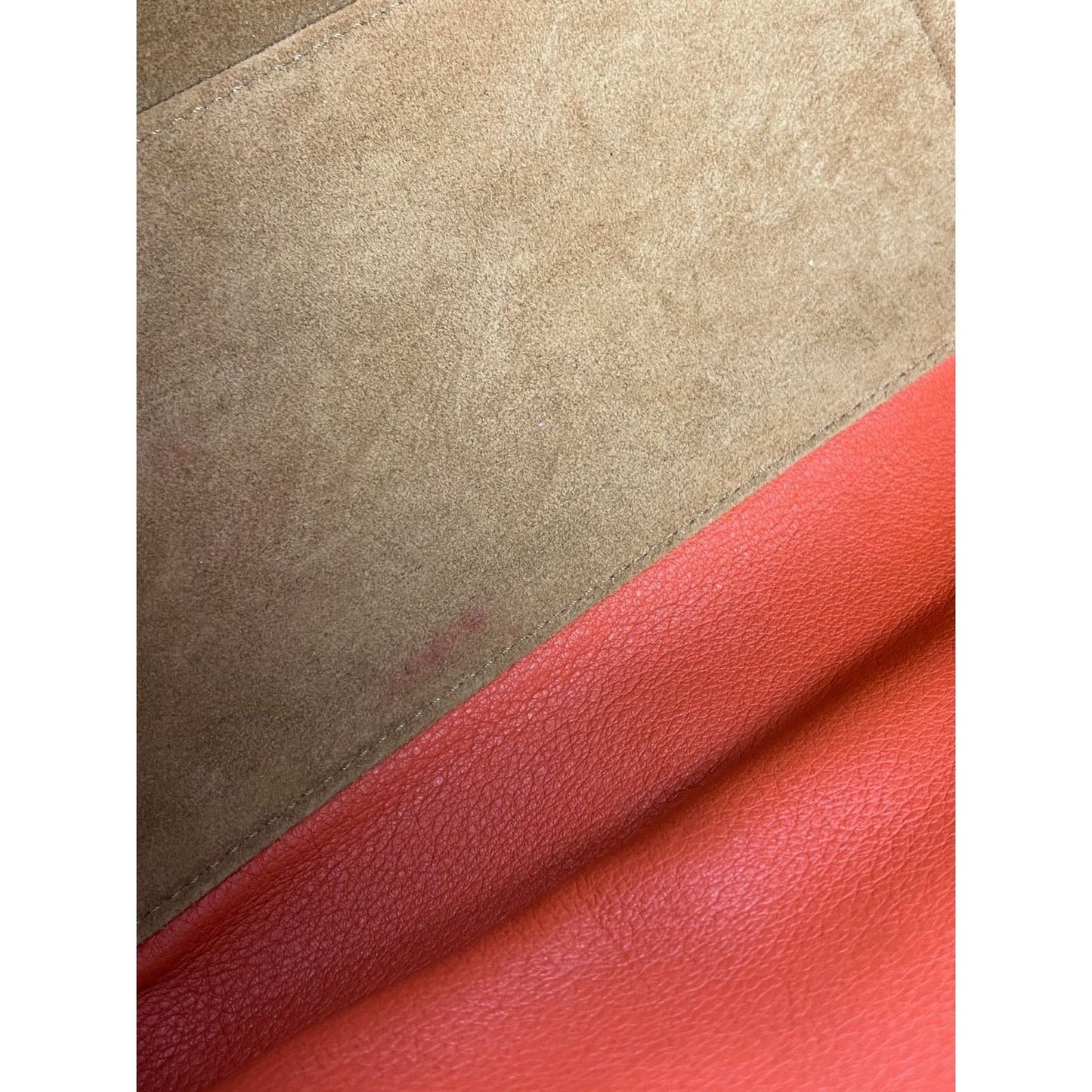 LOEWE Calfskin Amazona 28 Orange Leather Shoulder Bag