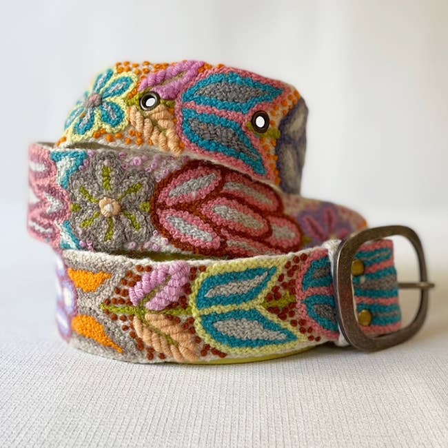 Wildflower Wanderer Embroidered Belt