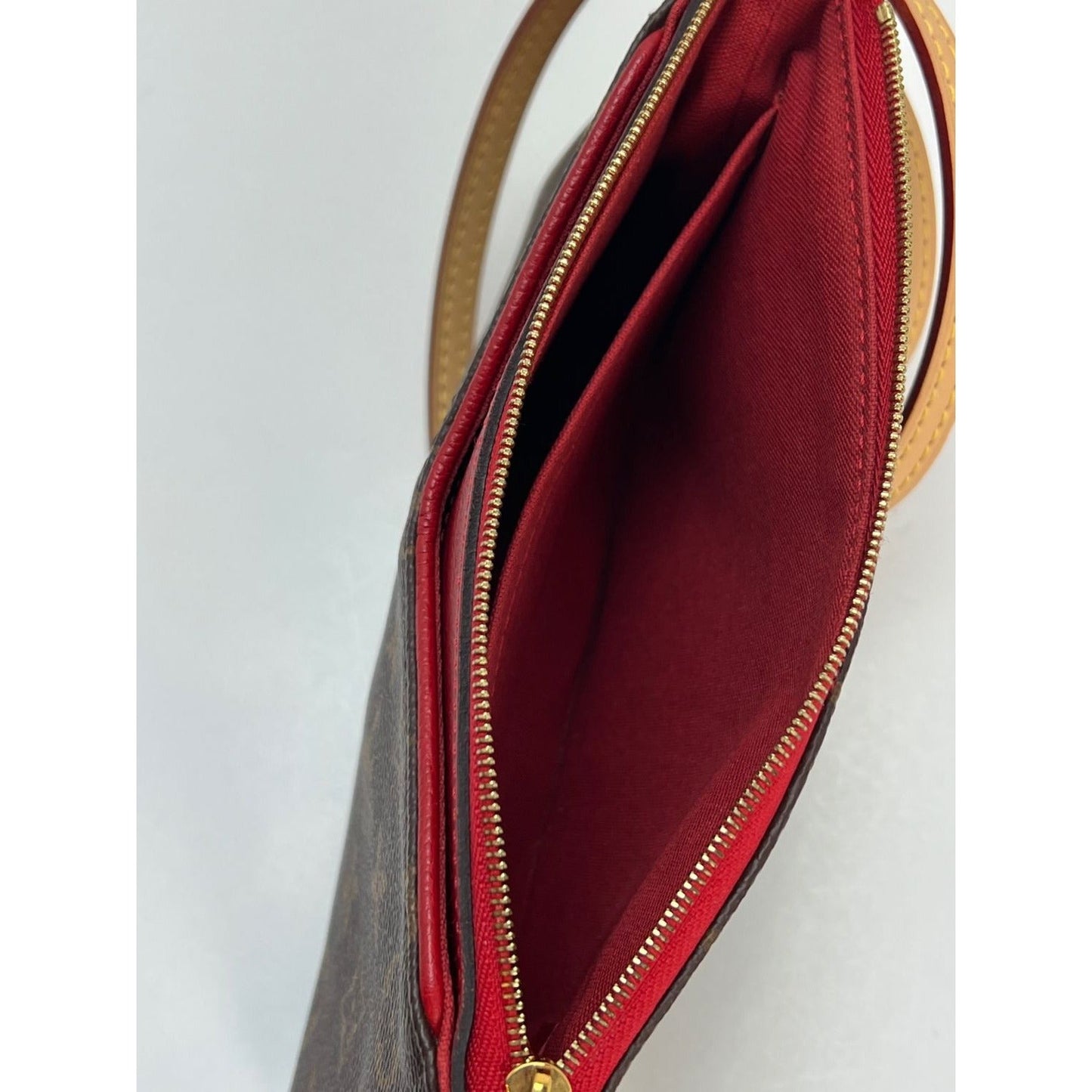 LOUIS VUITTON Pallas Monogram Clutch Cherry Crossbody