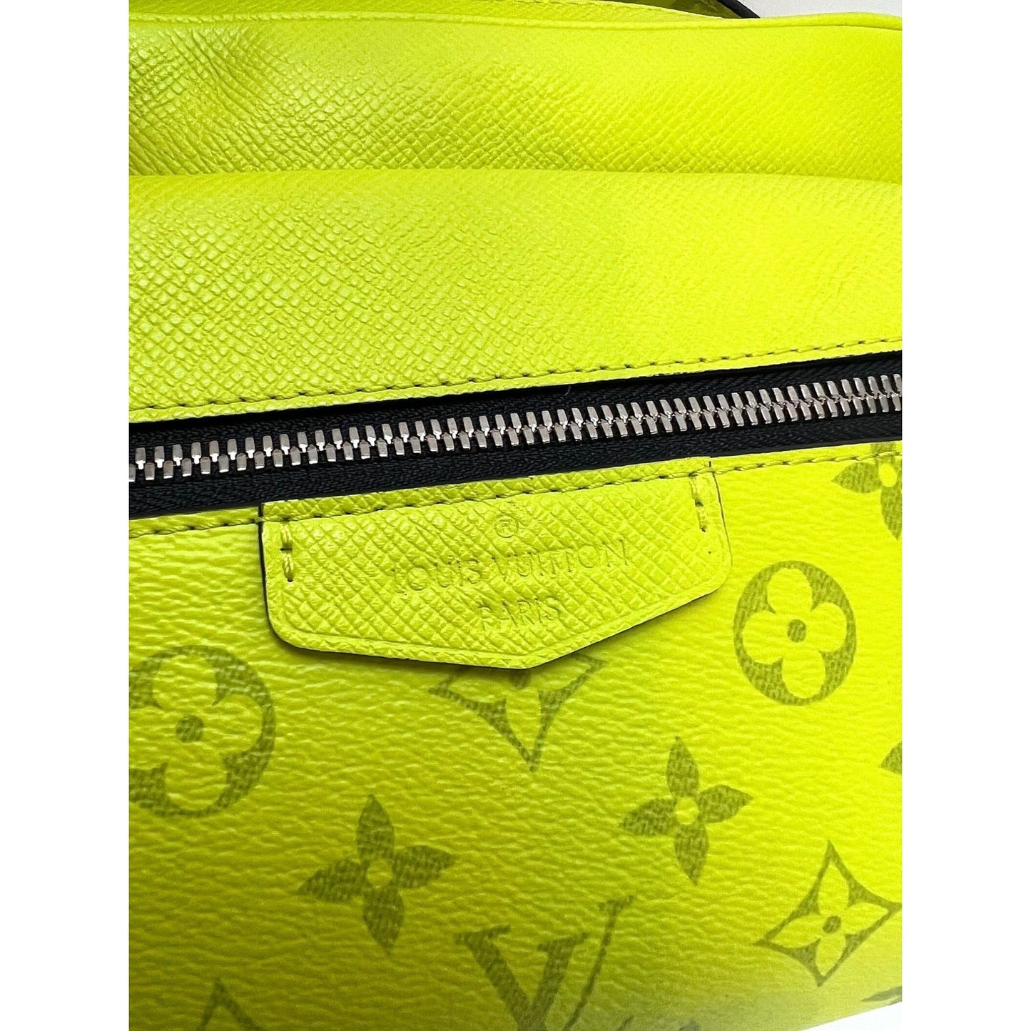 LOUIS VUITTON Taigarama Outdoor Messenger Yellow Bag