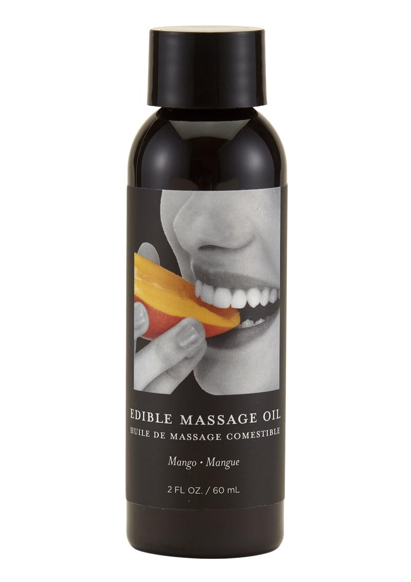 Earthly Body Edible Massage Oil in Mango