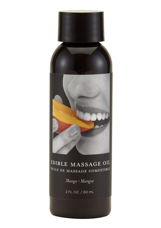 Earthly Body Edible Massage Oil in Mango