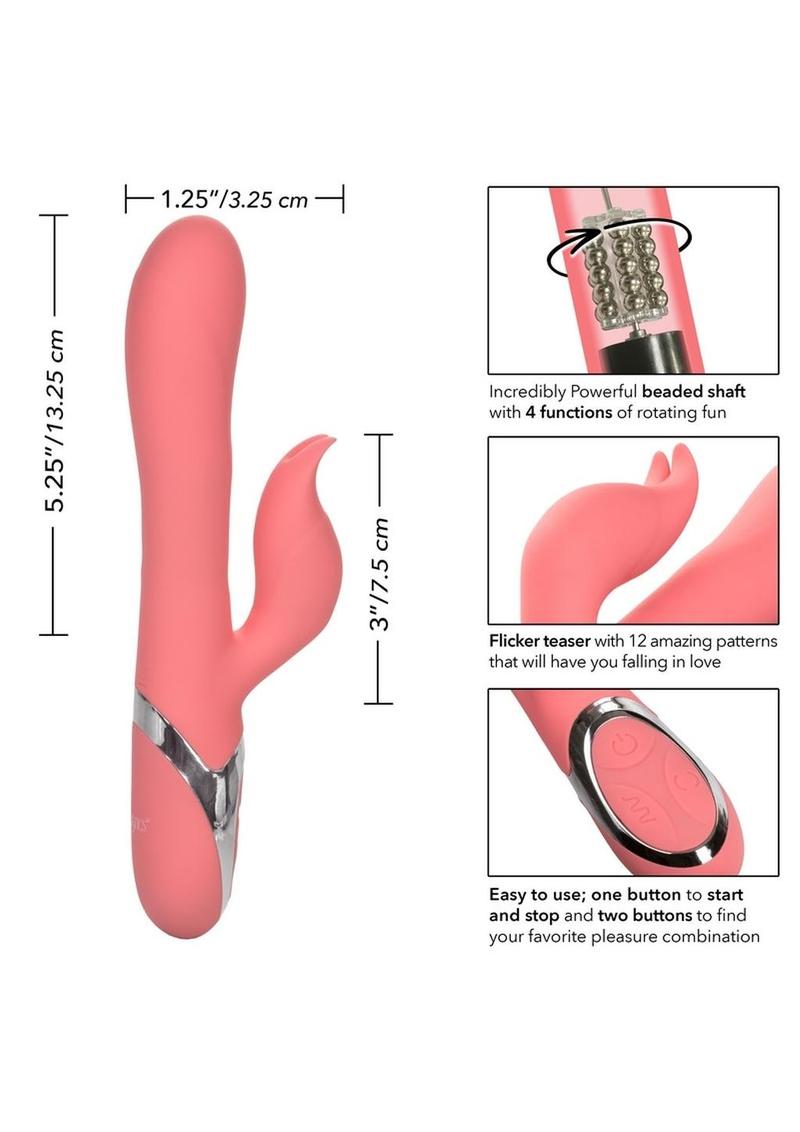 CalExotics Enchanted Tickler Silicone Rabbit Vibrator