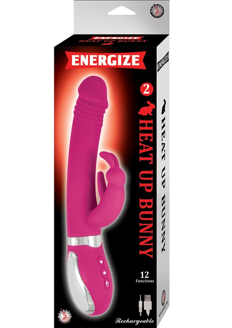 Energize Heat-Up Bunny 2 Rechargeable Silicone Warming Rabbit Vibrator