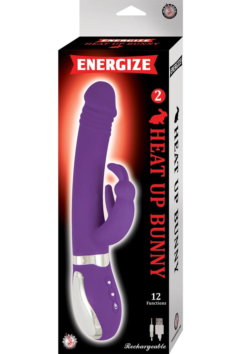 Energize Heat-Up Bunny 2 Rechargeable Silicone Warming Rabbit Vibrator