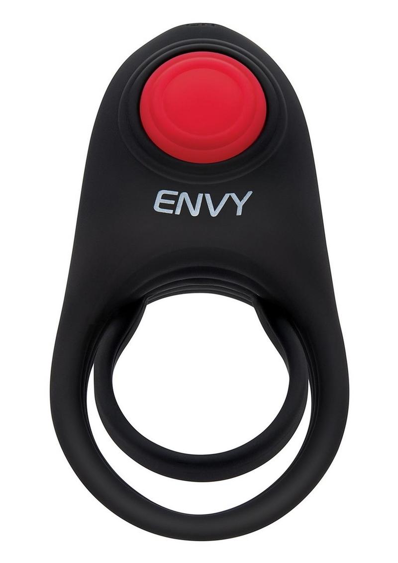 Envy Toys Bullseye Vibrating Silicone Dual Stamina Ring