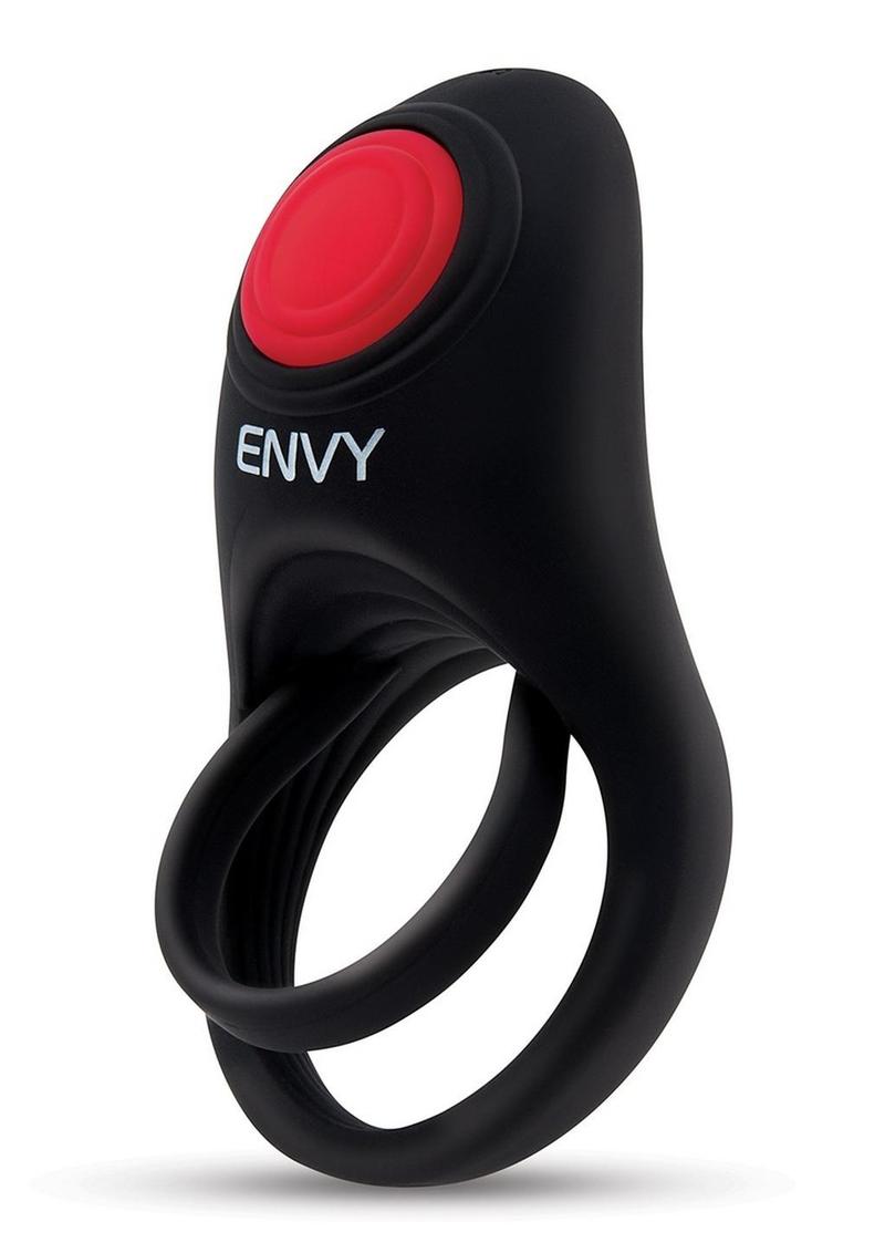 Envy Toys Bullseye Vibrating Silicone Dual Stamina Ring