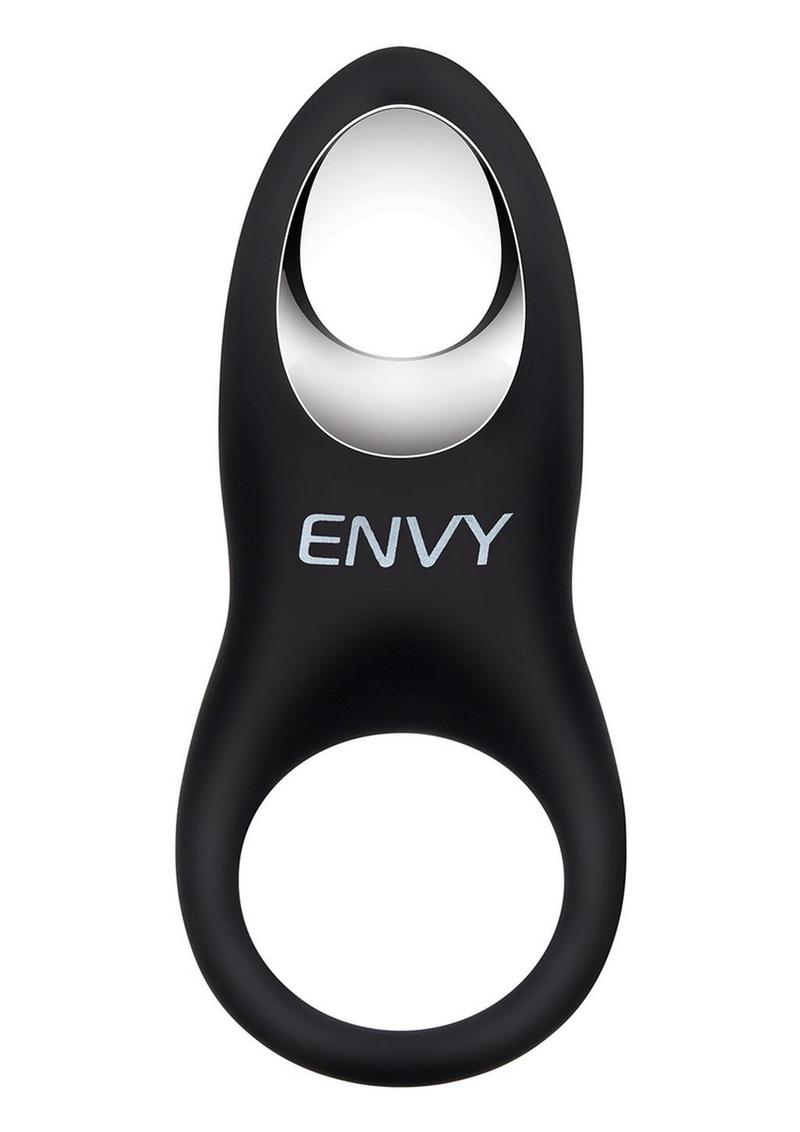 Envy Imprint Vibrating Textured Rechargeable Silicone Stamina Ring