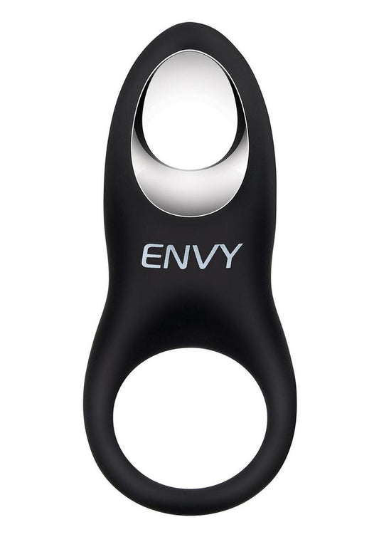 Envy Imprint Vibrating Textured Rechargeable Silicone Stamina Ring