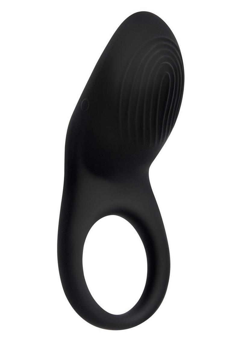 Envy Imprint Vibrating Textured Rechargeable Silicone Stamina Ring