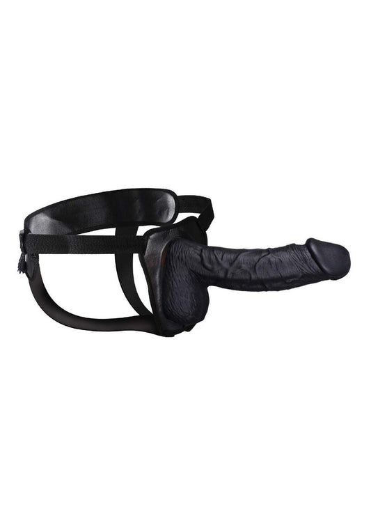Erection Assistant Hollow Strap-On with Adjustable Harness