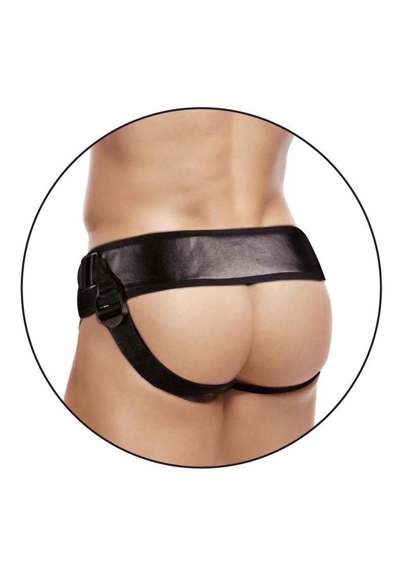 Erection Assistant Hollow Strap-On with Adjustable Harness